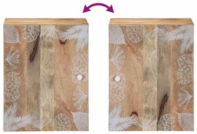 Armário suspenso para WC 38x33,5x48 cm mangueira maciça