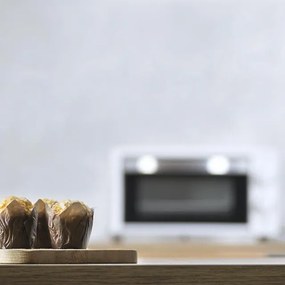 Mini forno elétricoBake&amp;Toast 1090 White  multifunção 10 litros de capacidade e porta com vidro duplo