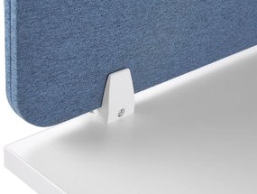 Painel divisor de secretária azul 160 x 40 cm WALLY Beliani
