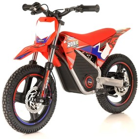 Mini moto elétrica para crianças Minicross electrica 350W 14/14" Warrior MX-E350 Vermelha