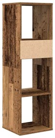 Estante madeira velha 34x31x112 cm derivados de madeira
