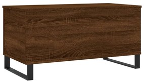 Mesa centro 90x44,5x45 cm derivados madeira carvalho castanho