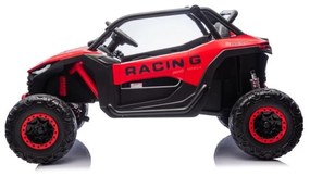 Carro elétrico infantil Racing Road 24V 2 Lugares 4x4 Rodas EVA Vermelho