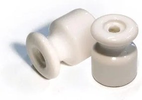 Porcelain insulator for wall system - 18 mm