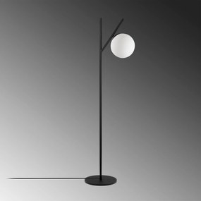 Candeeiro de Pé Fork – Preto e Creme – 31 x 45 x 152 cm