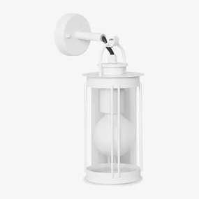 Candeeiro De Parede Exterior Tolira De Aço Inox Branco - Sklum