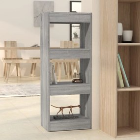 Estante/divisória 40x30x103 cm contraplacado cor sonoma cinza