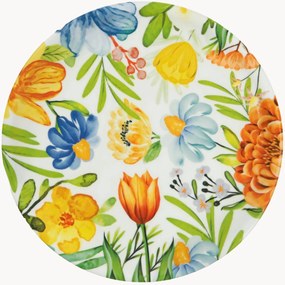 Pratos de pizza em porcelana Blooming, conjunto de 6