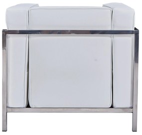 Poltrona LOBBY – 78x70x68 cm – Estrutura em Aço Inoxidável e Estofado