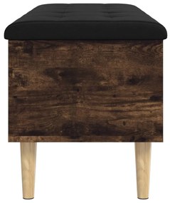 Banco arrumação 102x42x46 cm derivados madeira carvalho fumado