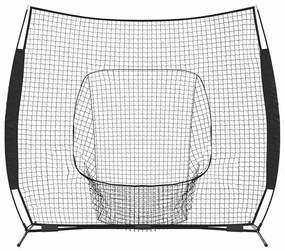Beisebol &amp; Softbol Preto 250 x 106 x 209 cm Poliéster