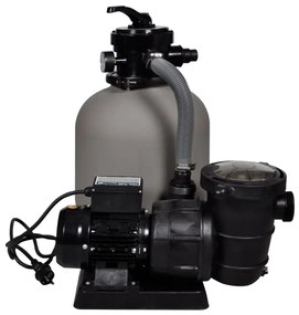 Bombas de filtragem por areia 2 pcs 600 W 17 000 l/h