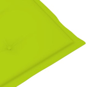 Cadeira de baloiço com almofadão bambu