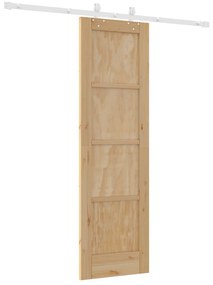 Porta Deslizante vidaXL com Conjunto de Acessórios 61x198,5 cm Madeira