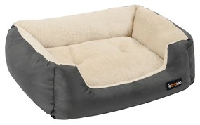 Cama para cães FEANDREA, almofada reversível, 70 x 55 x 21 cm, cinza escuro