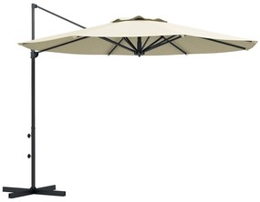 Chapéu de Sol Excêntrico Ø294x242 cm Chapéu de Sol de Jardim com Altur