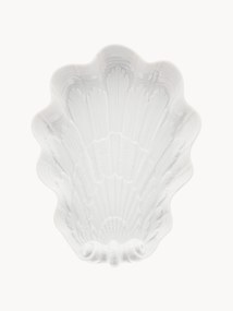Prato de servir em porcelana artesanal Swan