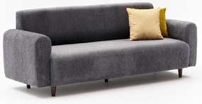 Sofá de 3 Lugares Noya – Cinzento – 220x87x70 cm