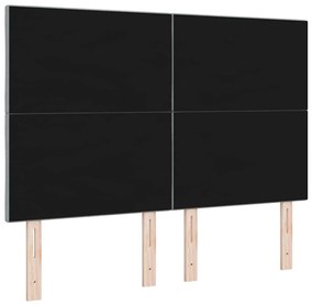 Cabeceira LED vidaXL Design Blocos de Diamante Cinza Claro 160 cm Teci
