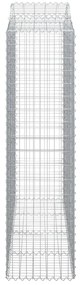 Cestos gabião arqueados 8pcs 200x50x180/200cm ferro galvanizado
