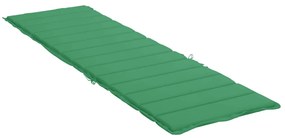Almofadão p/ espreguiçadeira 200x60x3 cm tecido oxford verde