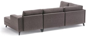 Sofá-Cama de Canto Belen – Castanho – 300x78x202 cm