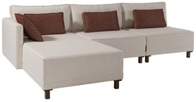 ****  
Sofá-Cama de Canto Matris – Bege – 285 x 90 x 192 cm

**
