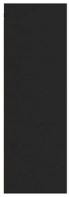 Móveis de TV 2 pcs 30,5x30x90 cm derivados de madeira preto