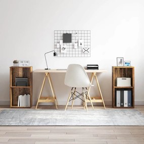 Conjunto de móvel de TV 2 pcs Madeira Antiga 72 x 35 x 36.5 cm