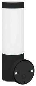 Luzes de Parede Externas vidaXL 2 pcs Aço Inoxidável Preto IP44
