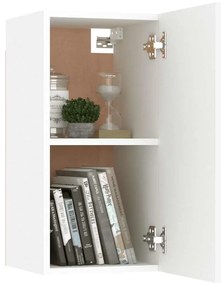 Móveis de TV 2 pcs 30,5x30x60 cm derivados de madeira branco