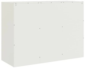 Aparador 99x39x73 cm aço branco