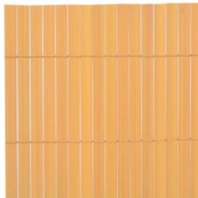 Cerca de jardim dupla face 90x400 cm amarelo