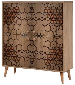 **** Armário Multiuso Multilux – Carvalho Sonoma – 95x111x36 cm

**