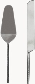 Conjunto de servir bolos Hammered, conjunto de 2