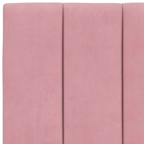 Cama com colchão 80x200 cm veludo rosa