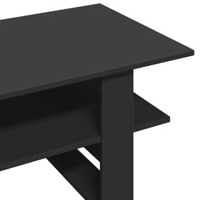 Mesa de centro 102x55x42 cm derivados de madeira preto