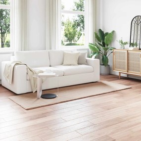 vidaXL Tapete de Pelo Sintético de Coelho Olite Cinzento-acastanhado