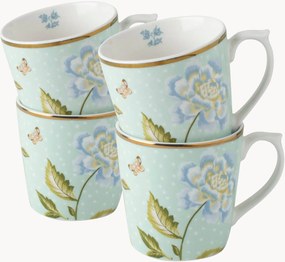 Canecas em porcelana Heritage Collectables, conjunto de 4
