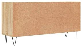 Armário de TV 103,5x30x50 cm derivados madeira carvalho sonoma