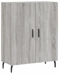 Armário alto 69,5x34x180 cm derivados de madeira sonoma cinza