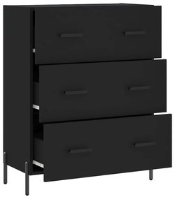 Aparador 69,5x34x90 cm derivados de madeira preto
