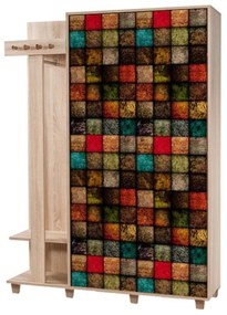 Hall Stand Garmanto – Sonoma Oak – 135x192x36 cm