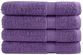 Toalhas de sauna premium SOLUND 4 pcs 80x200 cm 600 gsm roxo