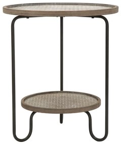 MESA AREX 2 PRATELEIRAS Ø 48X54,5 CM