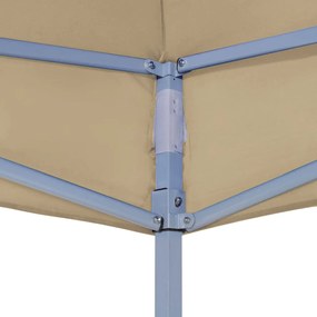 Teto para tenda de festas 4x3 m 270 g/m² bege