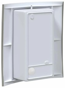 Luz de Parede Externa com Sensor 2 pcs Prata Aço Inoxidável IP44