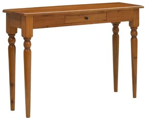 Mesa consola 110x30x75 cm madeira de mogno maciça