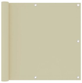 Tela de varanda 90x500 cm tecido Oxford creme