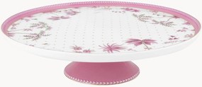 Prato para bolos com pé em porcelana Jolie Dots